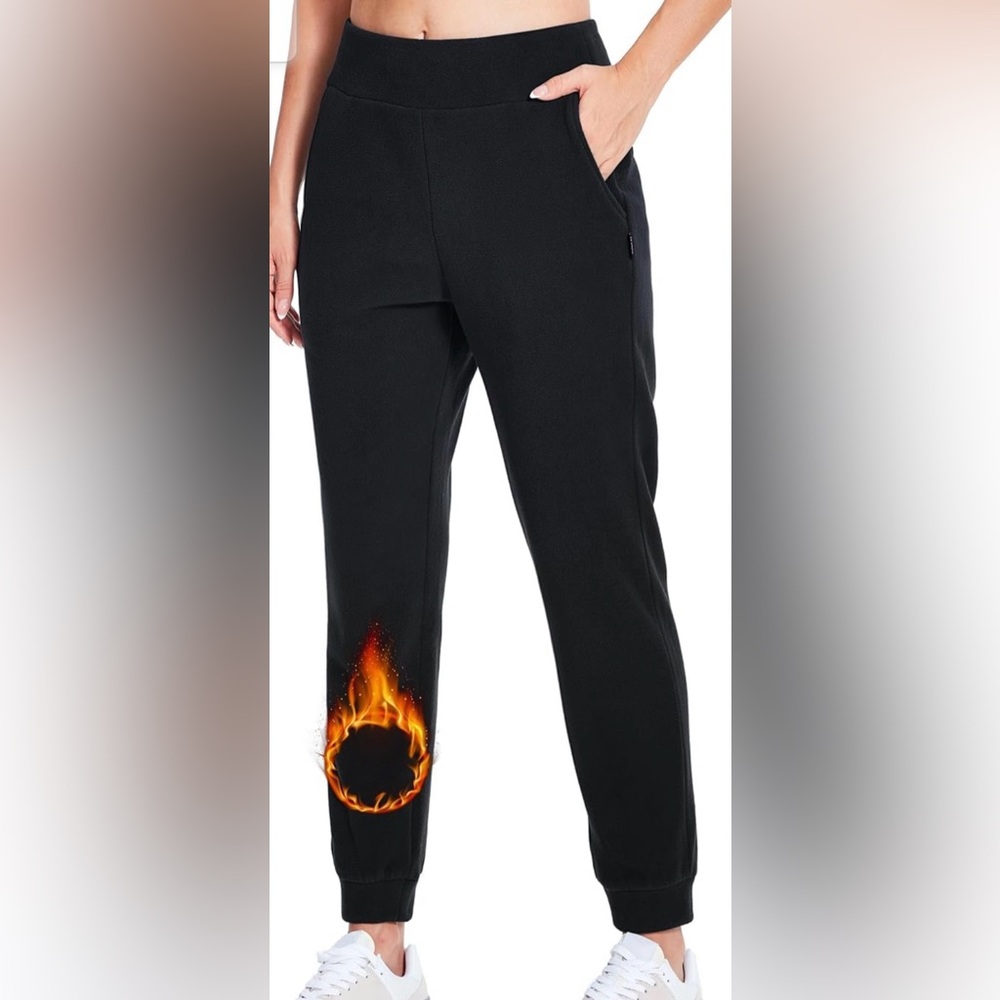 Willit Women's Fleece Jogger Sweatpants Winter Thermal size: M